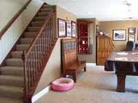 basement staircase spindles idea