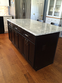 kitchen remodeling with granite counter