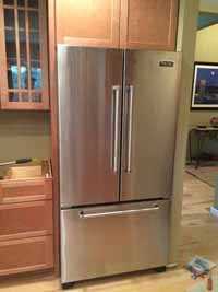 stainless refrigerator installation