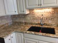 kitchen renovation granite and tile