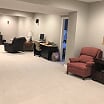 complete basement finishing project 12