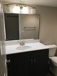 bathroom lighting and vanity replacement
