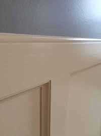 Detailed residential trim painting