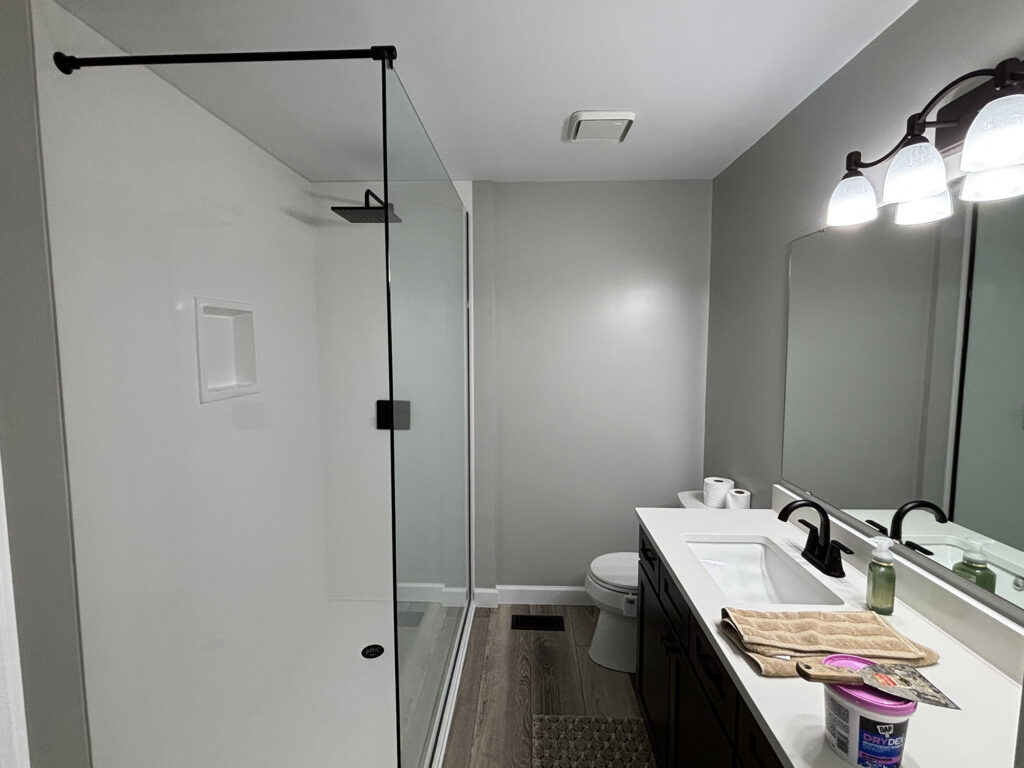 St Peters Shower Installation