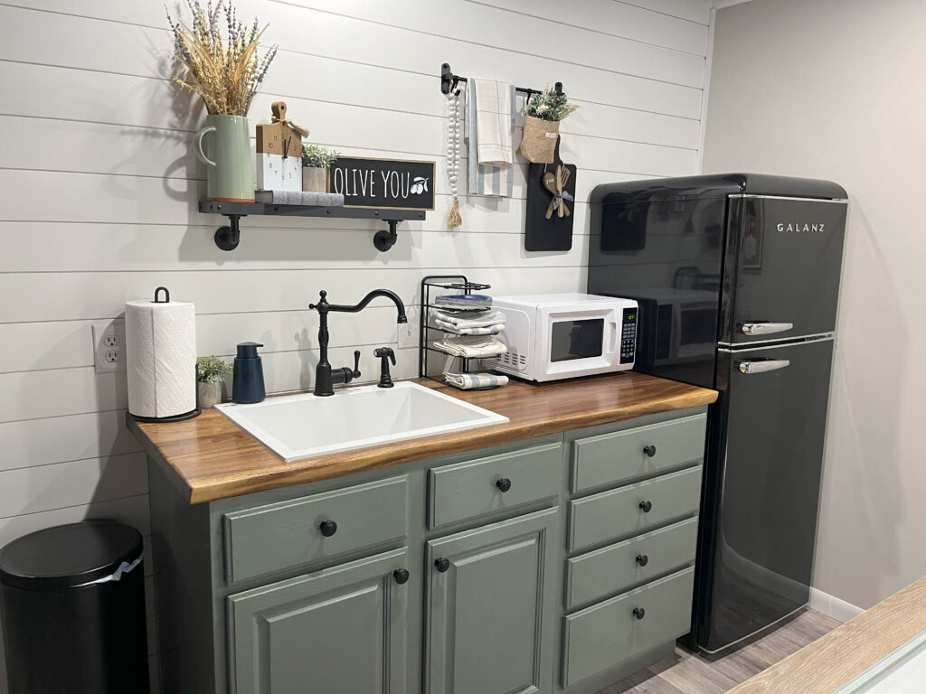 basement kitchenette