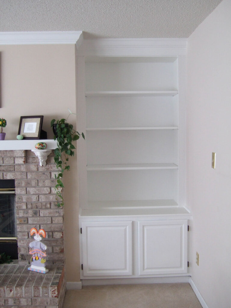 custom built in bookshelves 2005